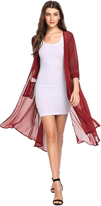 kimono maxi cardigan