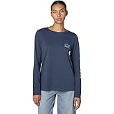vineyard vines Men's Long-Sleeve Vintage Whale Pocket Tee