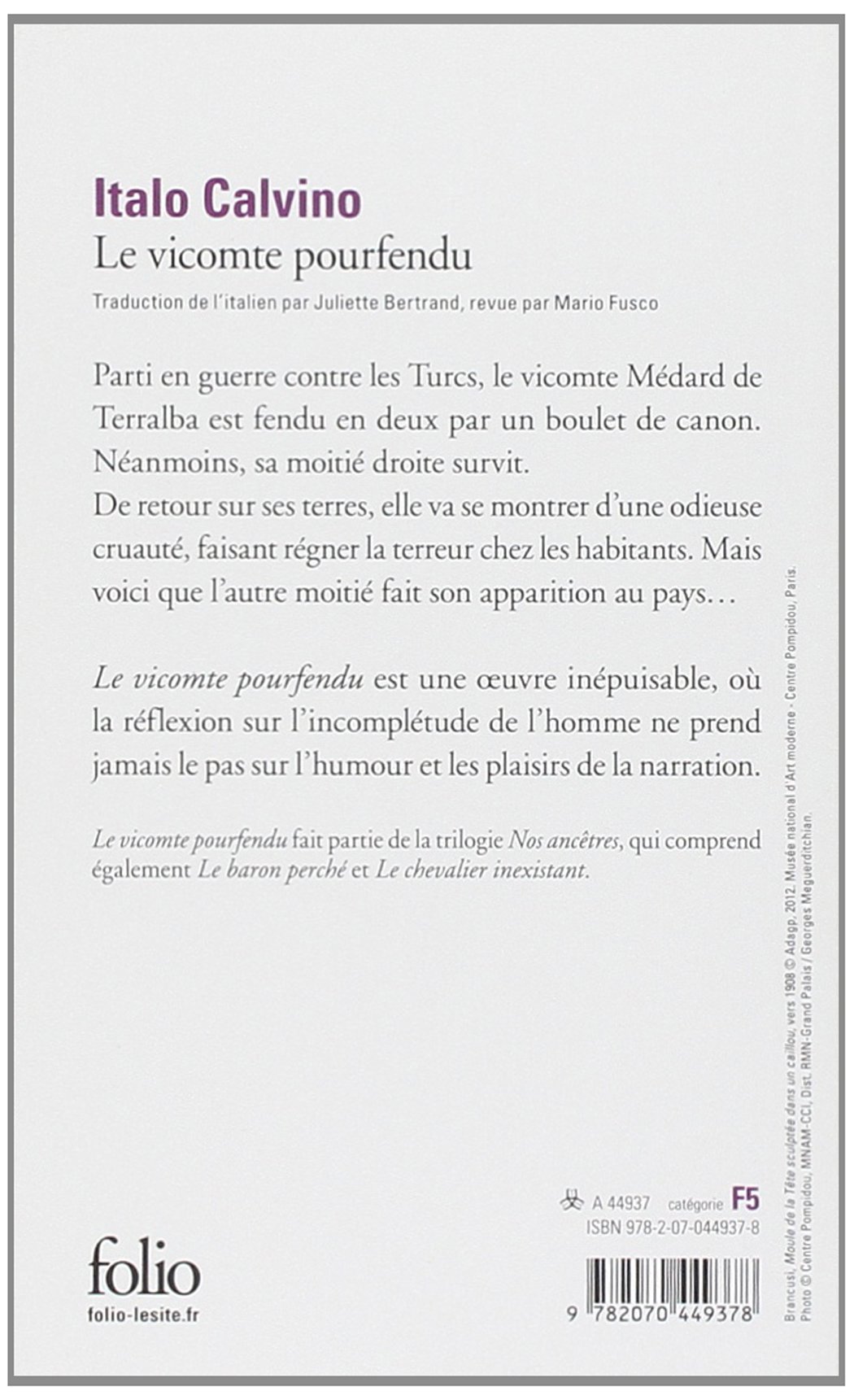 Le Vicomte Pourfendu Résumé Par Chapitre