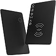 Wallet Tracker Card, Wireless Rechargeable and Reusable Smart Track Card Works with Apple Find My(iOS Only), Bluetooth Finder Card for Wallet, Luggage Tags and More (1 Pack)