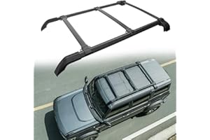 Broaddict 5PCS Roof Rack Cross Bars Fit for Ford Bronco 2021 2022 2023 2024 2025 Hard Top 2/4Door Aluminum Crossbars