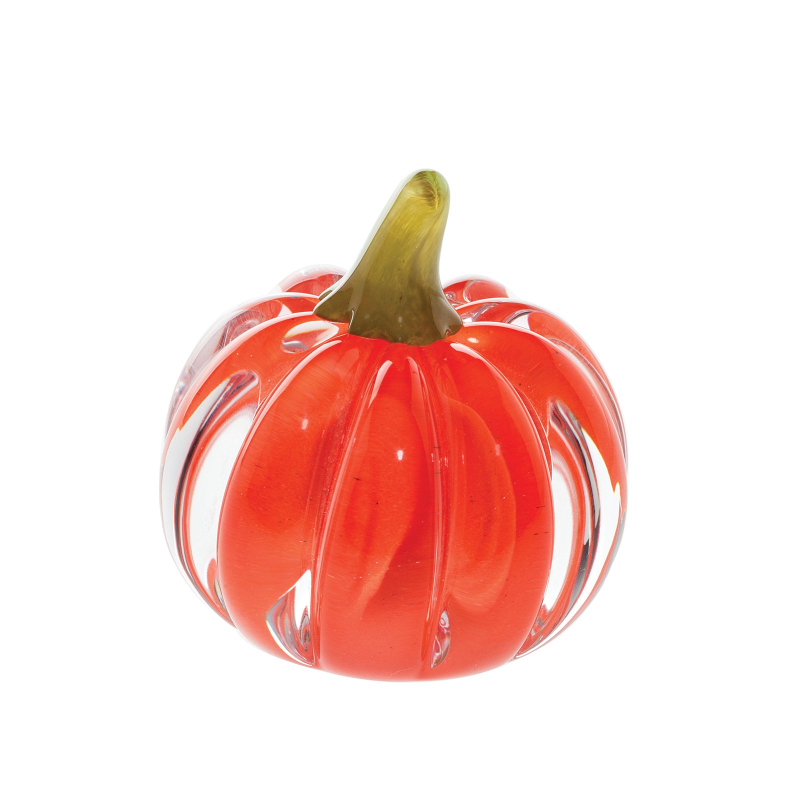 Caithness Glass U16085 Pumpkin-Small, Multi Coloured, 10 x 10 x 10 cm