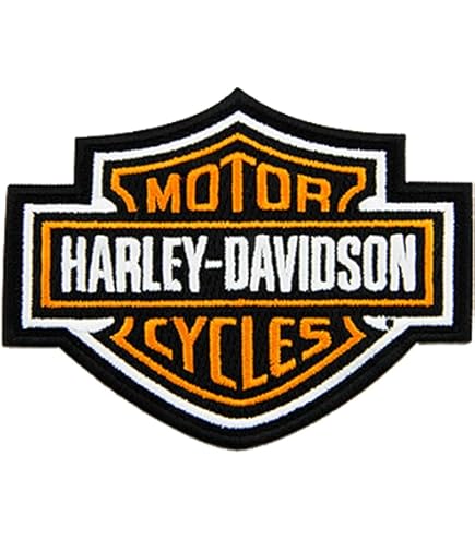 HARLEY-DAVIDSON エンブレム 2個セット Amazon.com: Harley-Davidson 9.25 inch Embroidered Orange Bar