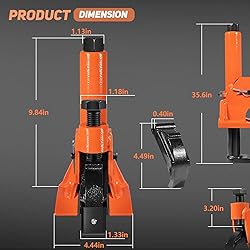 Manual Tire Bead Breaker with Rubber