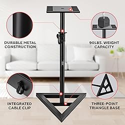 Pyle Speaker Stand Pair of Sound - Play 1 and 3
