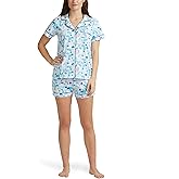 BedHead - Stretch Short Sleeve Shorty PJ Set - Santorini - Large