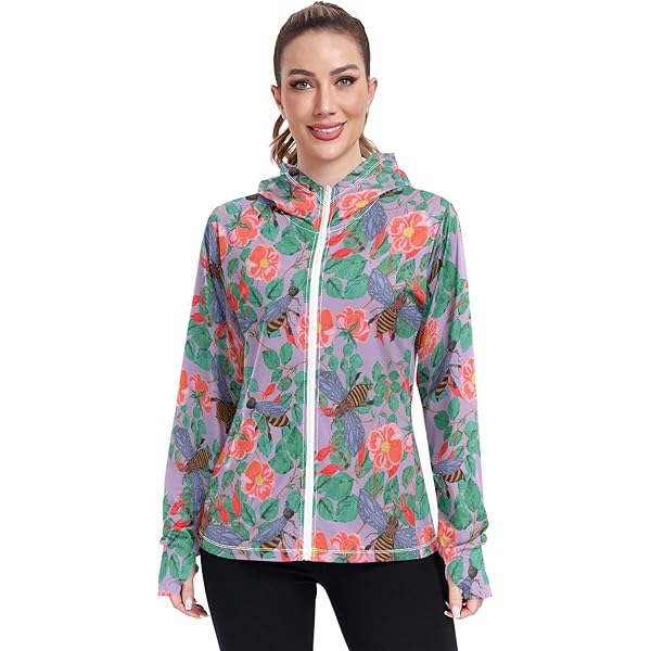 Qilmy Beautiful Japanese Style Fan Women's UPF 50+ UV Sun