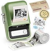 NIIMBOT B21 Pro Sticker Printer, 300DPI, Fun APP, Portable Inkless Label Printer, Bluetooth Sticker Maker for DIY Crafts, Notes, Scrapbook, Photo, Custom Labels & Gifts,Home Organization (Green)