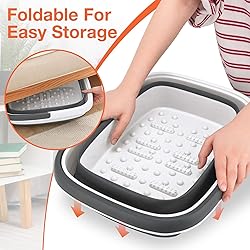 Udefineit Collapsible Foot Soaking Tub with