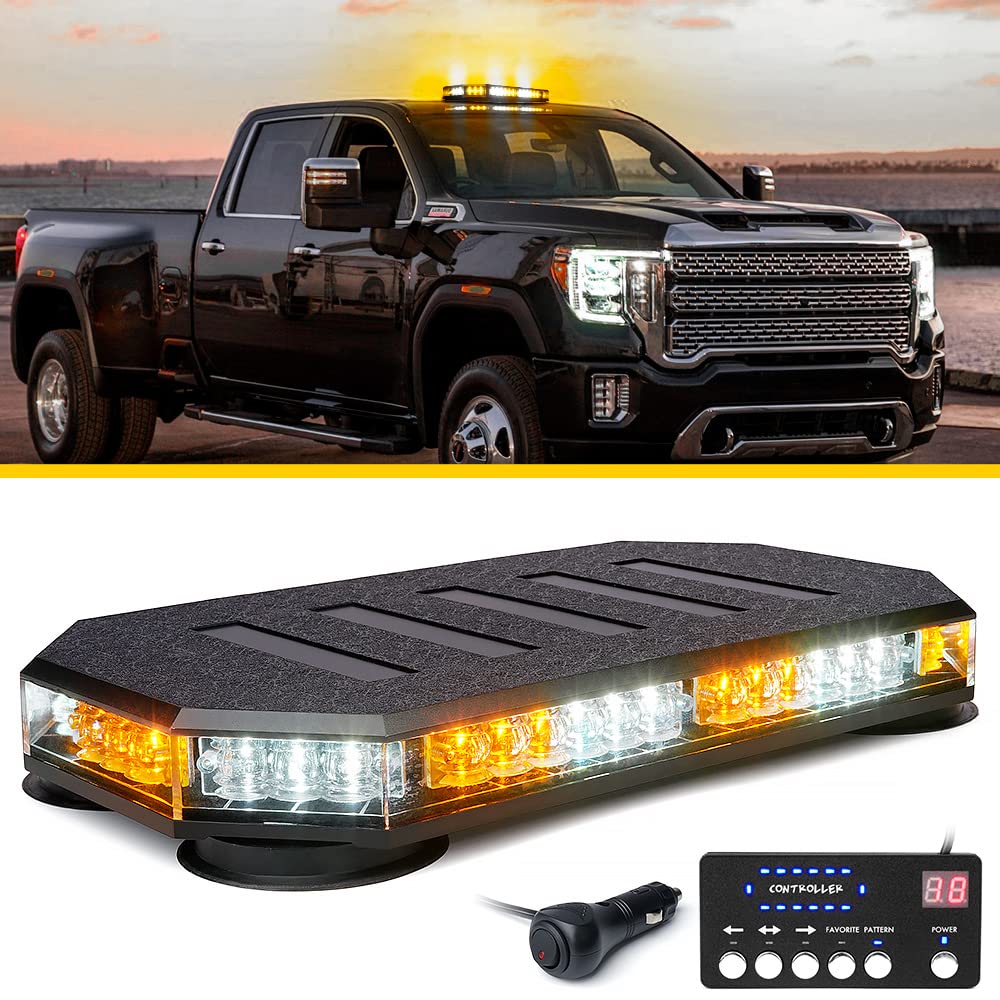 LUMENIX 42 LED Roof Top Strobe Beacon Light Bar