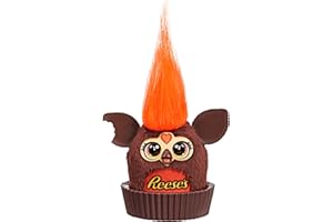 Furby Furblets Reese's Peanut Butter Cup Mini 3-Inch Electronic Plush, Candy Toys for Kids 6+