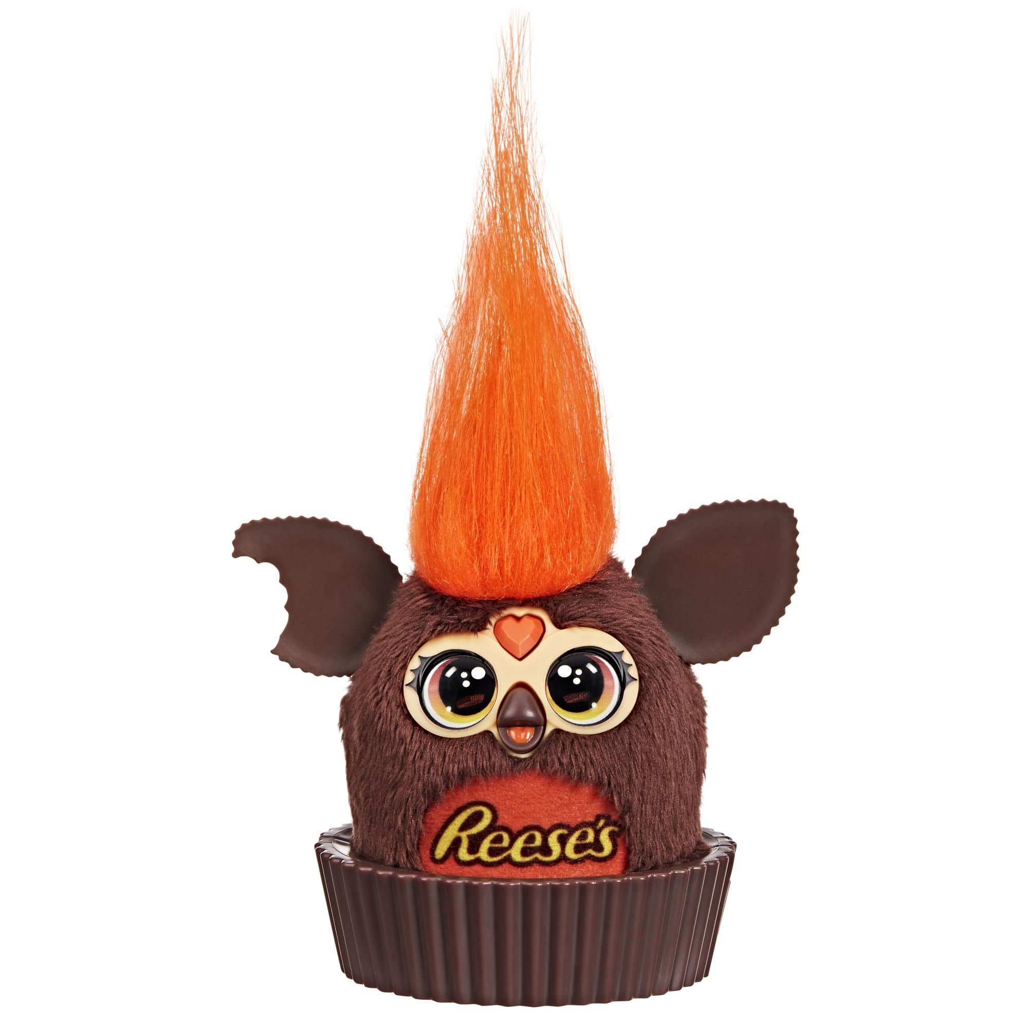 FURBY Furblets REESE'S Peanut Butter Cup Mini 3-Inch Electronic Plush, Candy Toys for Kids 6+
