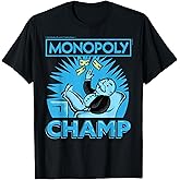 Monopoly Man Champ Money Toss Vintage Logo T-Shirt Small