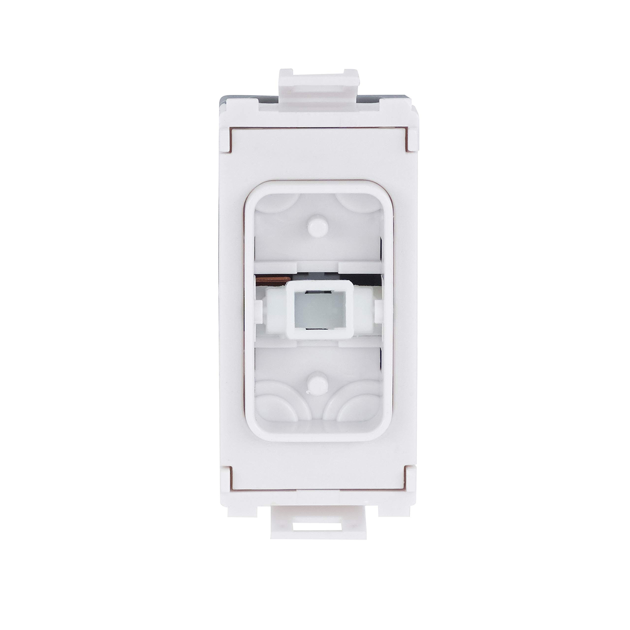 Schneider Electric Ultimate Grid System - 1 Way Switch Module, Rocker Cap Required, 10AX, GUG101MW, White, Pack of 6