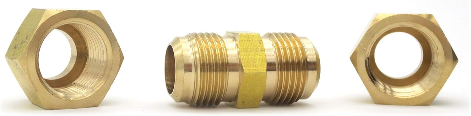 METER STAR Air Conditioning Copper Pipe Extension for Joint Double Connector Intermediate Connection Head Free Welding Butt Copper Tube Diameter 6-23mm Flare Nut(3/4" (19.05mm) Copper Tube) - Image 5