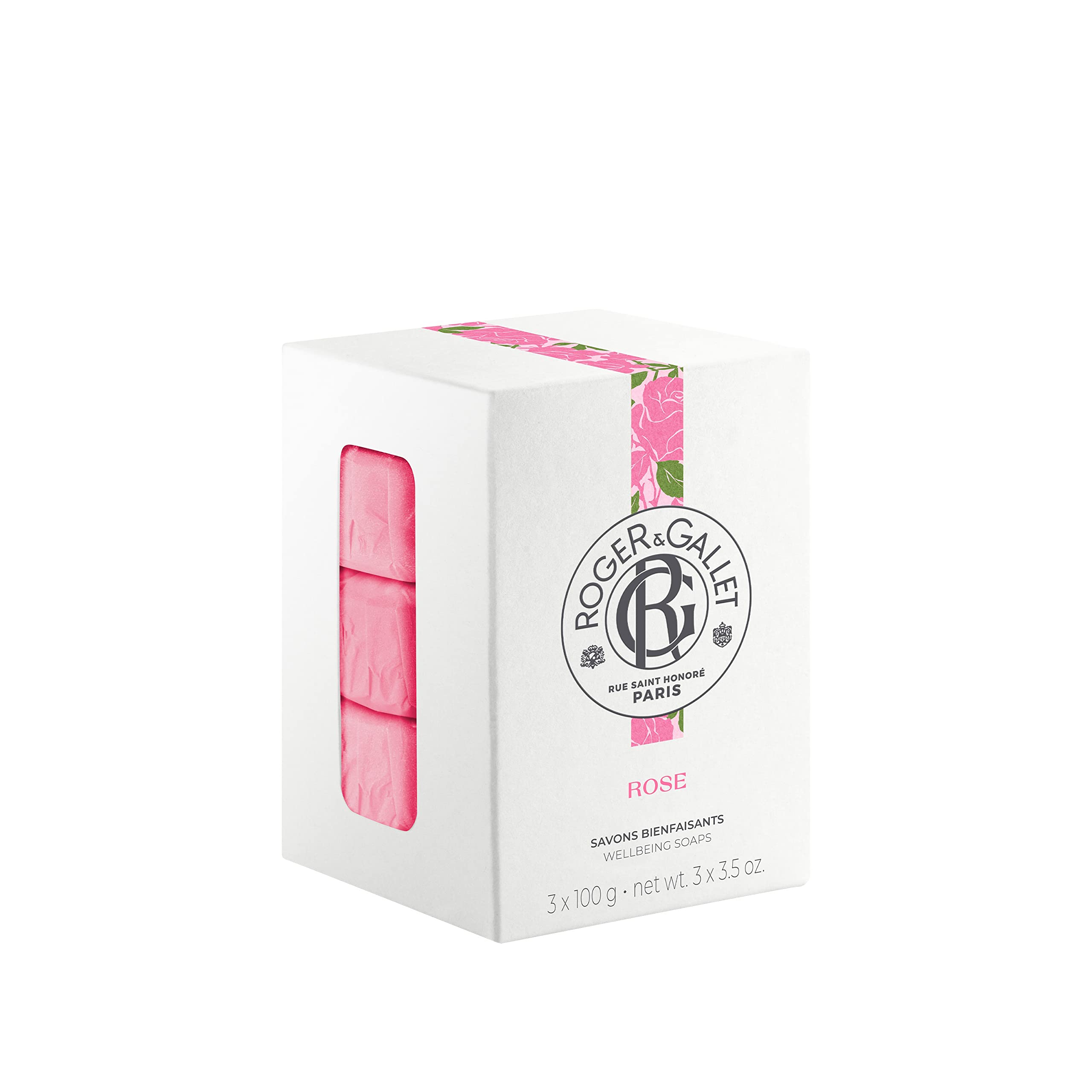 Roger & Gallet Rose Soap 3 x 100g