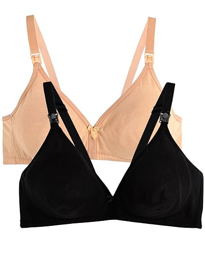 Organic Antimicrobial Maternity/Feeding Bra (Pack of 2)
