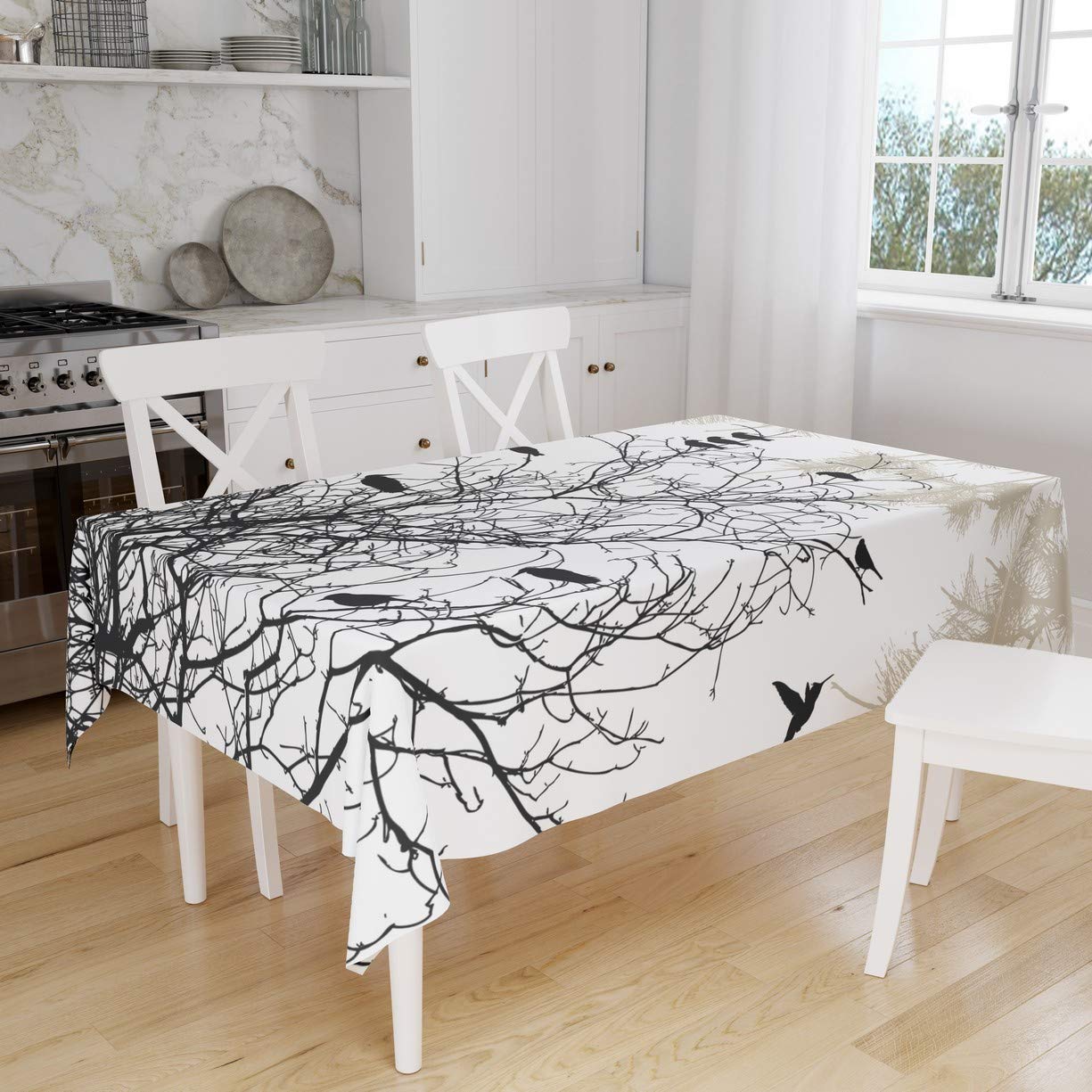 Bonamaison Kitchen Decoration, Tablecloth, 140cm x 160cm - Designed and Manufactured in Turkey