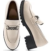 Alicegana Platform Loafers for Women Chunky: Comfortable Penny Loafer Fashion Casual Slip On Walking Shoes