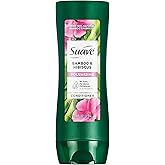 Suave Bamboo & Hibiscus Volumizing Conditioner, for Fine and Flat Hair, Salon Proven System for Boosting Hair Volume and Body, 12.6 oz