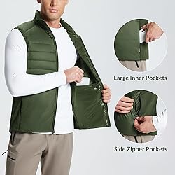 BALEAF Men's Lightweight Puffer Vest, Winter