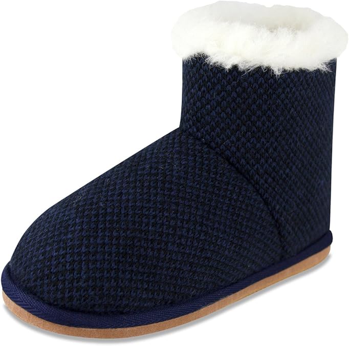 Nautica Women's Caldwell Slippers Fur Booty Indoor Comfort