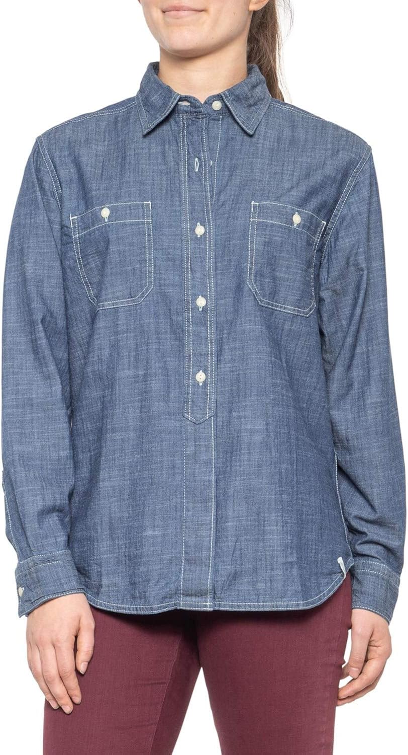 Woolrich Women's Chambray SoftDenim Shirt (Small) Clothing