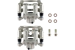 PHILTOP 19B6456 19B6457 Rear Disc Brake Caliper Assembly Fit for Optima 2011-2015, Sonata 2011-2015, Pair Set of 2 Rear Driver and Passenger Side