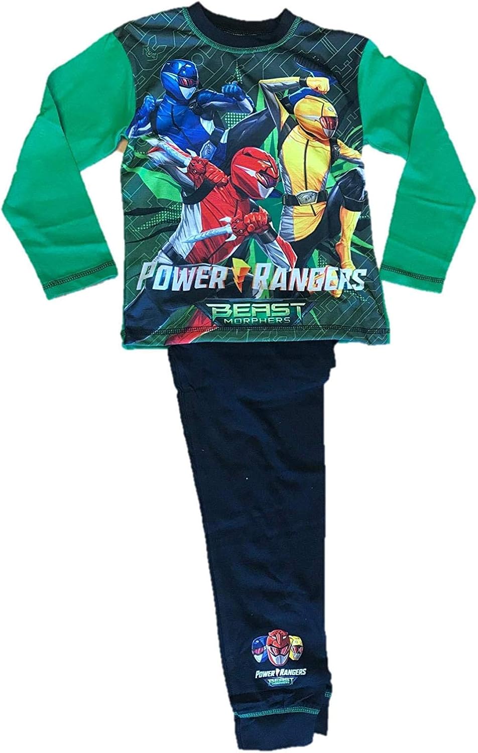 Playera Pijama De Power Ranger Playera Pijama Power Ranger Negro
