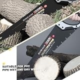 AIRAJ 450MM Hand Saw Pruning Saw Fine Cut Heavy Duty 45/90 Degree Handle view 7