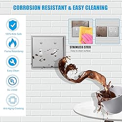 Toggle Light Switch Decorator Metal Wall Plate