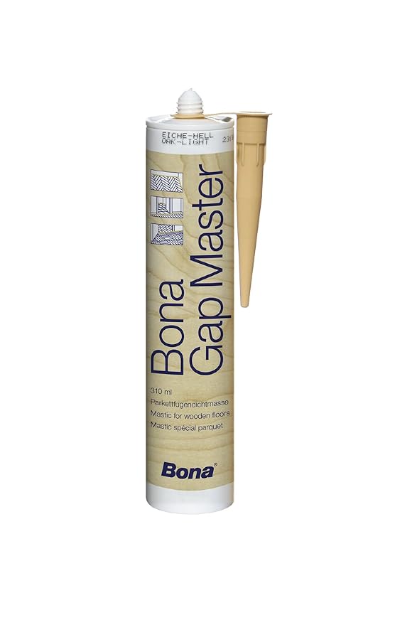 title=bona Gap Master è un mastice senza silicone nei colori dei vari legnami, ideale