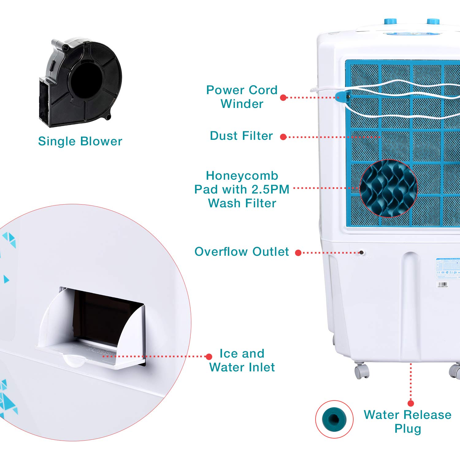 symphony ninja 27 ltrs air cooler