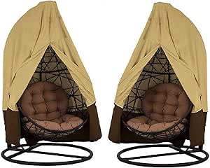 Amazon.com: 2 Packs Patio Hanging Chair Cover Swing Egg Chair Covers