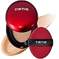 TIRTIR Mask Fit Red Cushion Foundation | Full coverage, Weightless, Skin fit, Satin Glow Finish, Korean Makeup Cushion Foundation (#27C Cool Beige, 0.63 Fl Oz)