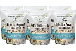 Nature Nate's, Better than Popcorn! Popped Sorghum, Avocado Oil & Sea Salt 6X142g