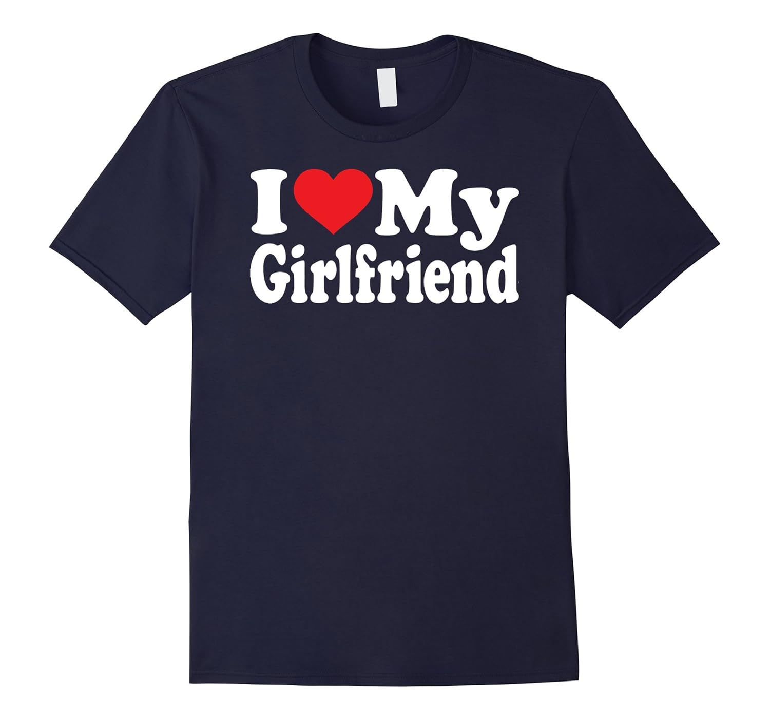 I love my girlfriend boyfriend couple t-shirt-Rose