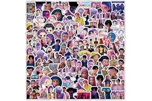 104Pcs Korean Music Idol Girl Stickers - Waterproof Vinyl 3D Anime Decals, Korean Music Idol & Movie Band Sticker Packs for M