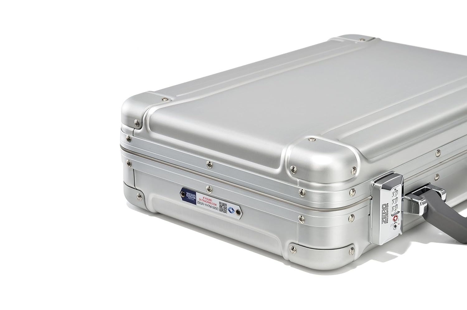 Zero Halliburton Geo Aluminum 3.0 Small Attaché Briefcase Silver One Size