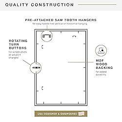 MCS Studio Gallery Movie Poster Frame 27x40 Natural
