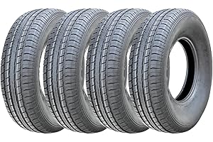 BEOC Set of 4(FOUR) ST Radial Trailer Tires ST205/75R15 Load Range D 8-Ply 107/102L, Premium Semi-Steel All Season 205/75/15 205/75-15 205 75R15 Trailer Tires