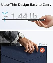 Ingnok Portable Monitor, Ultra Slim 15.6 Inch FHD