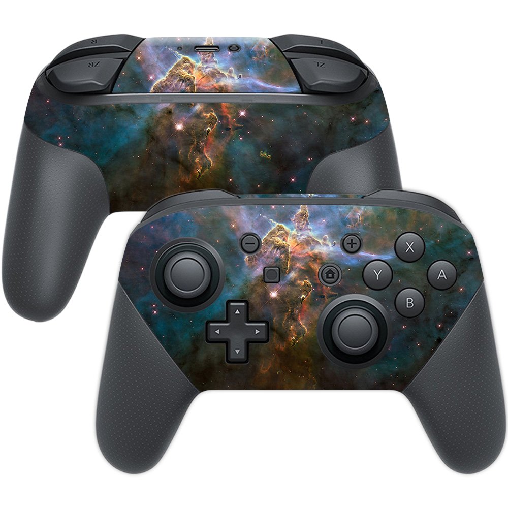 MightySkins Skin Compatible with Nintendo Switch Pro Controller - Eagle Nebula | Protective, Durable, and Unique Vinyl Decal wrap Cover | Easy to Apply, Remove, and Change Styles | Made in The USA