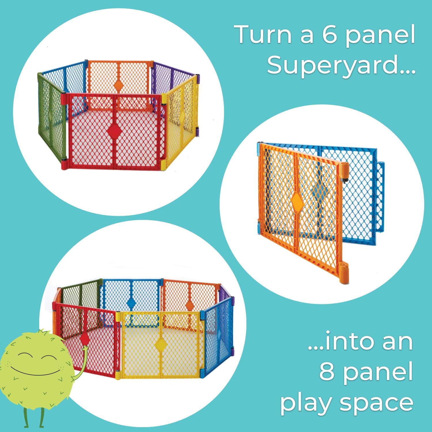 superyard 8 panel colorplay