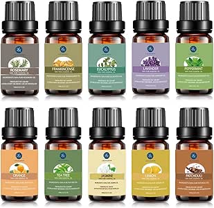 Set de 10 ACEITES ESENCIALES, aromaterapia aceites esenciales pachulí