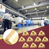 FUANA 10PCS 11ER A60 BP010 Carbide Inserts for Thread Turning Tool Boring Bar view 4