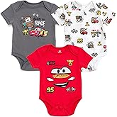 Disney Baby Girls Boys 3 Pack Bodysuits Newborn to Infant Sizes (Newborn - 24 Months)