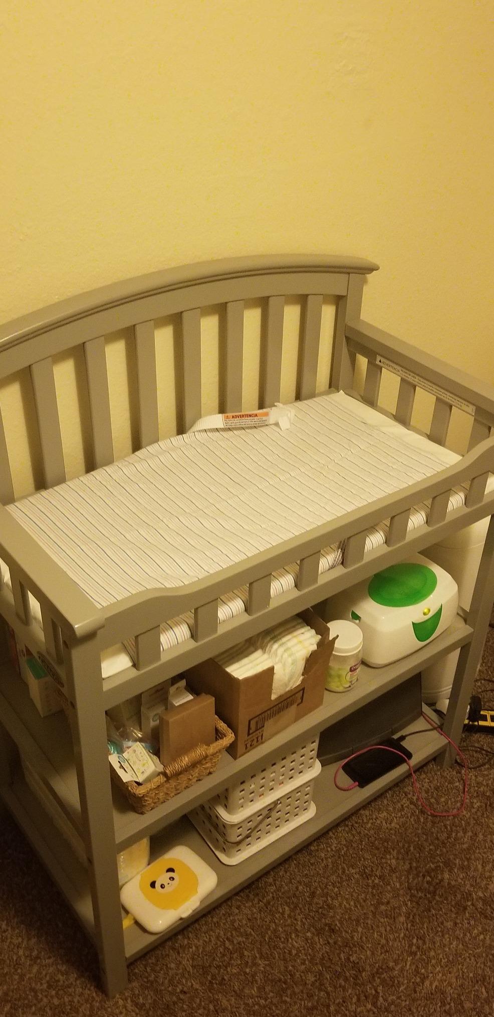 15/mo Finance Graco Changing Table with WaterResistant Change Pad