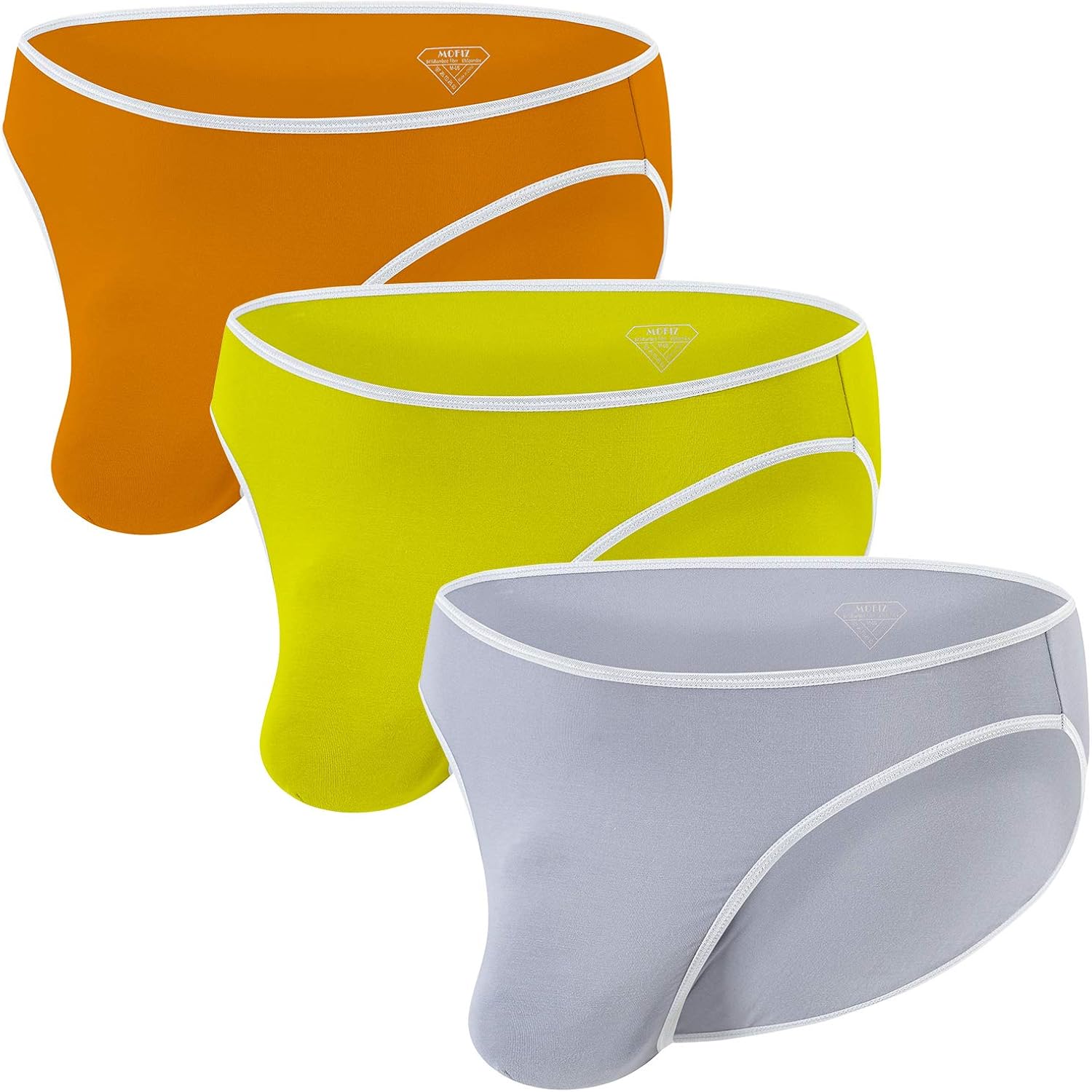 JINSHI Men’s Underwear Briefs Low Rise Bikini Underwear Bamboo Briefs