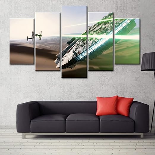 star wars 5 panel canvas